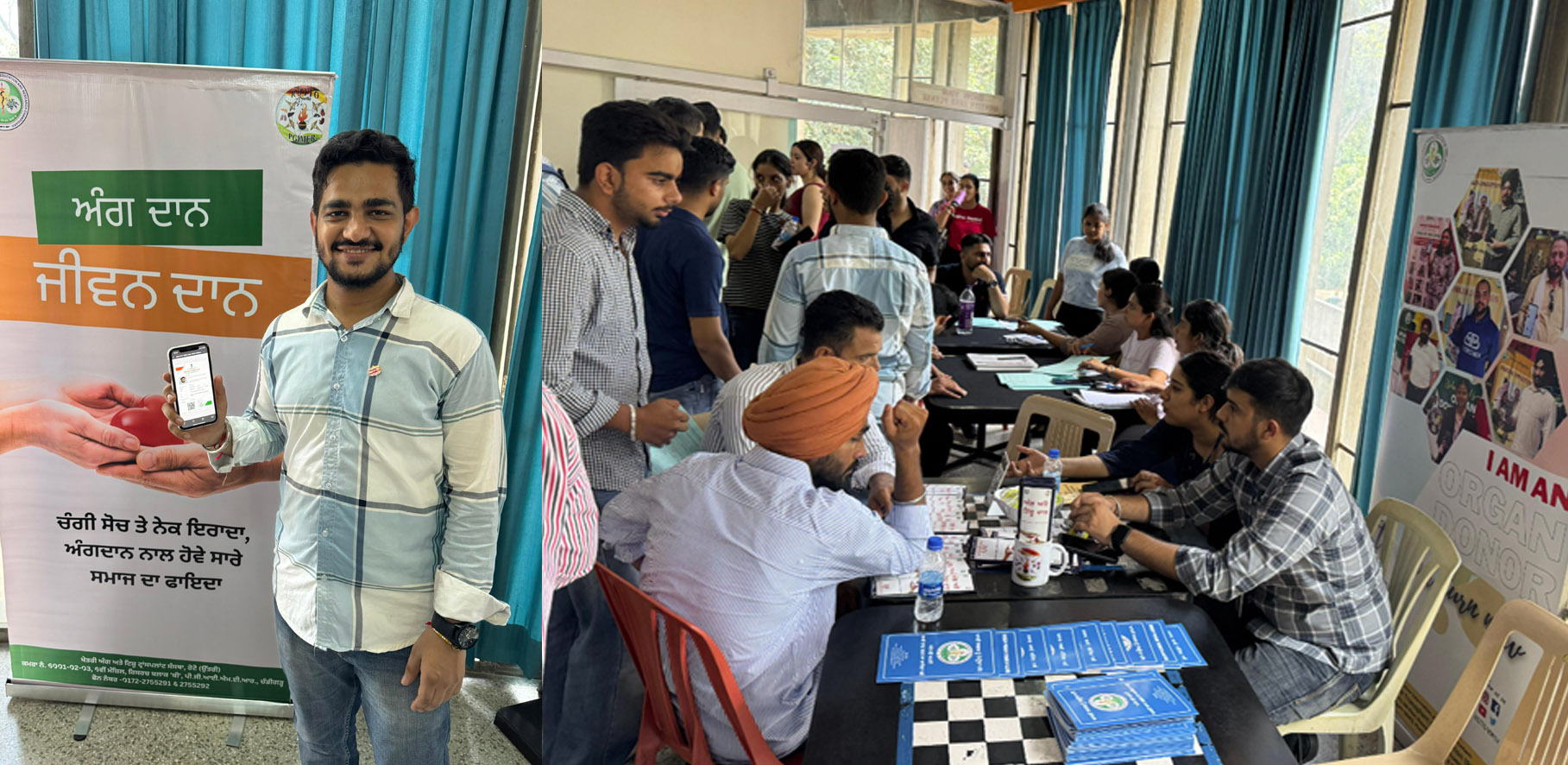 Inspiring Change: ROTTO PGIMER’s Dual Camp on Organ and Blood Donation at Panjab University